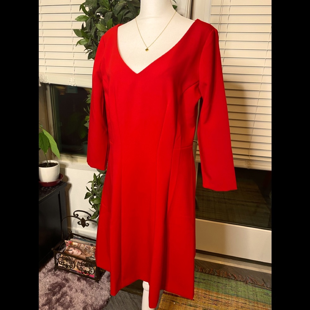 Red dress